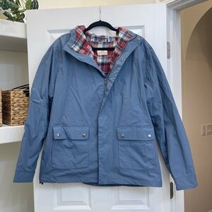 Marine Layer Wind Breaker Plaid Interior Size XL